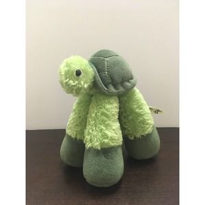 Bestever Green Big Foot Turtle Plush Stuffed Animal Long Legs Reptile 6"